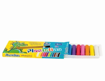 TETIS PLASTELINA 15G 12KOL KP001-D