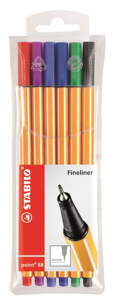 CIENKOPIS STABILO 6SZT KPL