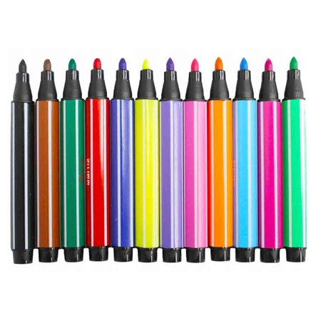 STRIGO FLAMASTRY SOWA 12 KOL SSC095