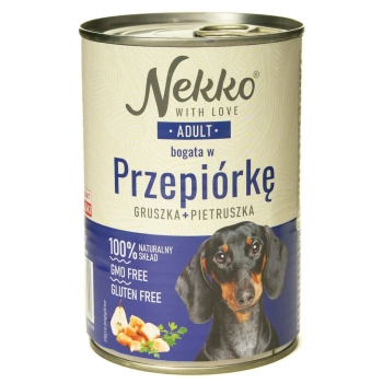 NEKKO PIES 400G ADULT PRZEPIÓRKA GRUSZKA PIETRUSZKA