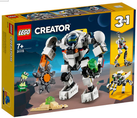 LEGO 31115 CREATOR KOSMICZNY ROBOT GÓRNICZY ( III 2021 )