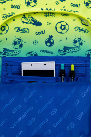 coolpack jack plecak młodzieżowy na kółkach football 2t f107339