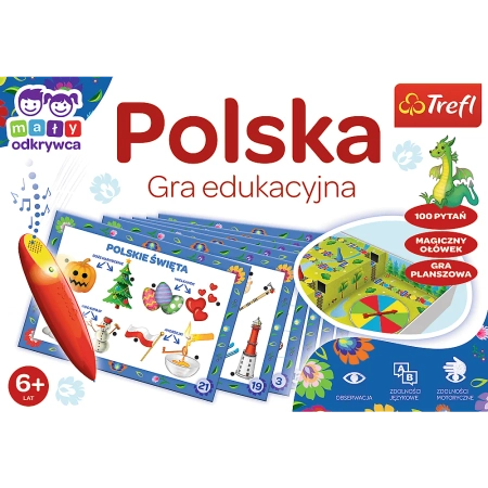 TREFL Polska Gra edukacyjna. Magiczny ołówek