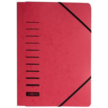 DURABLE TECZKA PRESZPAN NA 1-200 KARTEK CZERWONA 24007-01