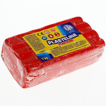ASTRA PLASTELINA 1KG CZERWONA