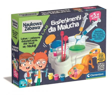 Clementoni Naukowa zabawa Eksperymenty dla Malucha 50713
