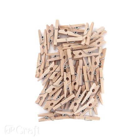 MINI KLAMERKI DREWNIANE 2,5 CM [40 SZT] CEOZ-127