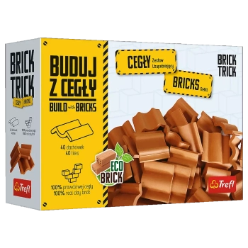 Brick Trick cegły dachówki 40 sztuk