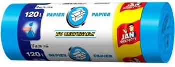 JN WORKI DO SEGREGACJI NIEBIESKIE 120L 10SZT