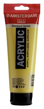FARBA AKRYL.250ML 274 NICKEL T.YELLOW AMSTERDAM