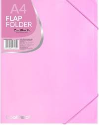 COOLPACK PASTEL TECZKA NA GUMKĘ A4 RÓŻOWA 81452CP