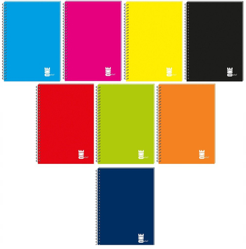 KOŁOZESZYT A4 80KR UV ONE COLOR