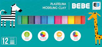 BBI PLASTELINA 12KOL BB KIDS