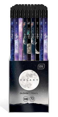 INT OŁÓWEK Z GUMKĄ GALAXY 312860