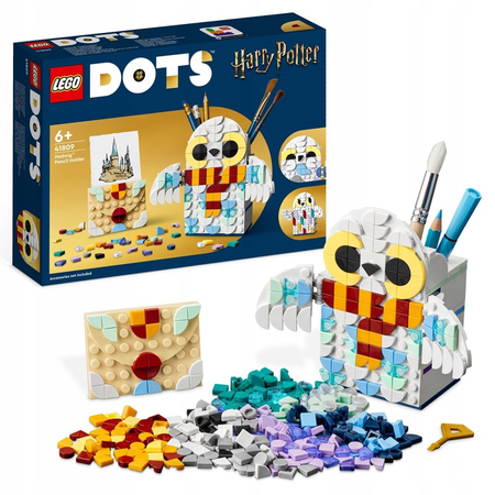 LEGO 41809 DOTS HARRY POTTER POJEMNIK NA DŁUGOPISY W KSZTAŁCIE HEDWIGI