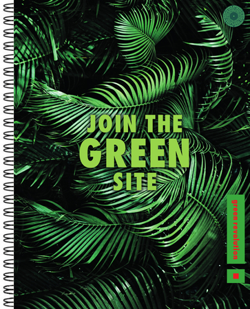ZO THINK GREEN ZESZYT NA SPIRALI 80K A5 KRATKA