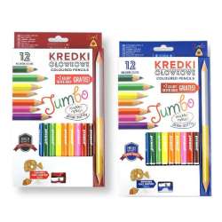 KREDKI OŁÓWKOWE JUMBO 2777A-12 HQ TRÓJKĄTNE Z TEMP 12 KOL