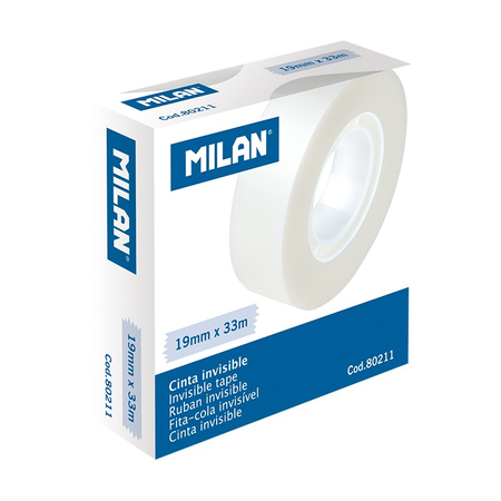 MILAN TAŚMA SAMOPRZ.NIEWIDOCZNA 19MM/33M 80211