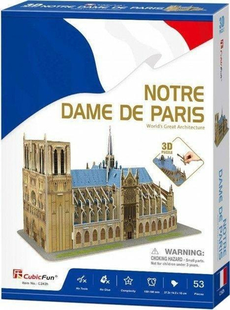 CUBIC FUN PUZZLE 3D KATEDRA NOTRE DAME