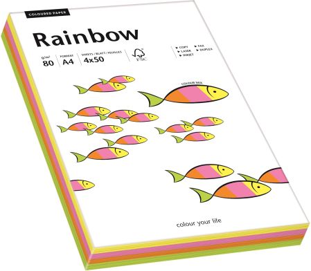 PAP.KSERO RAINBOW PASTEL 5KOL