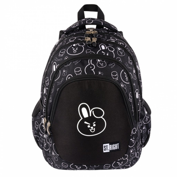 MAJ24 PLECAK 4 KOMOROWY STRIGHT BP-06 CLEVER BUNNY 665554