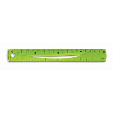 TETIS LINIJKA ZIEL.20CM BL020-ZB