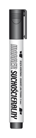 TETIS MARKER SUCHOŚCIERALNY ŚCIĘTY KM106