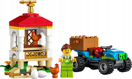 LEGO 60344 CITY Kurnik z kurczakami