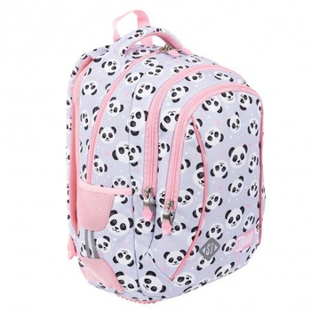 MAJEWSKI STRIGHT PLECAK 3 KOMOROWY BP-26 GREY PANDA 655272