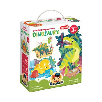 CZUCZU PUZZLE PROGRESYWNE DINOAZURY