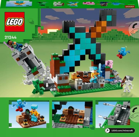 LEGO 21244 MINECRAFT Bastion miecza