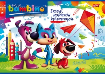 ZESZYT PAP.KOL. A4 BAMBINO 1802