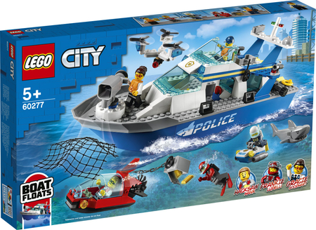 Lego 60277 City policyjna łódź patrolowa