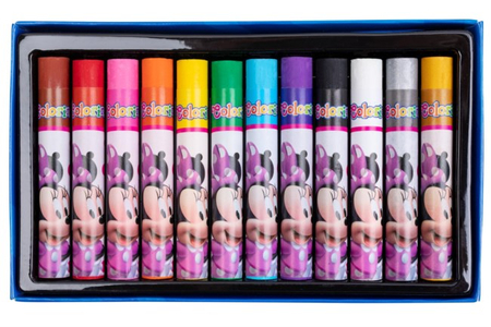 COLORINO PASTELE OLEJNE TRÓJKĄTNE 12KOL. MINNIE 90720PTR