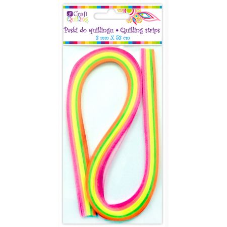 PASKI DO QUILLINGU 3MM - NEON 100SZT QPGQ-002