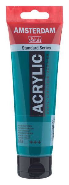 FARBA AKRYL.AMSTERDAM 675 PHTH.GREEN 120ML