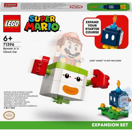 LEGO 71396 SUPER MARIO Zestaw rozszerzający Samochód klauna Bowsera Jr.