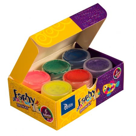 TETIS FARBY  PLAK BROKAT 20ML (6KOL) KF003-A