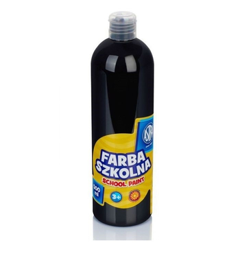 ASTRA FARBA PLAK. 500ML CZARNA