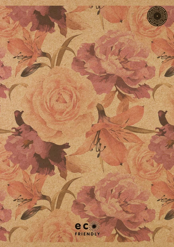 ZO ZESZYT ECO 60K A5 W KRATKĘ MISTY FLOWERS 0615