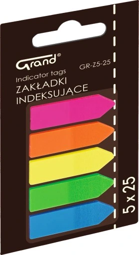 ZAKŁADKI INDEKSUJĄCE GRAND STRZAŁKI GR-Z5-25 150-1417