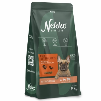 NEKKO GF LIGHT/STERILISED IND.KACZKA 9KG