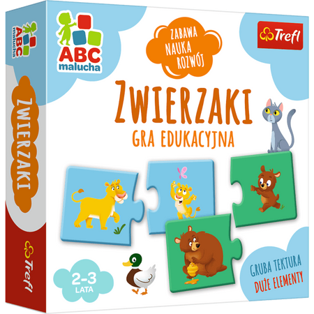 TREFL ZWIERZAKI ABC MALUCHA GRA EDUKACYJNA