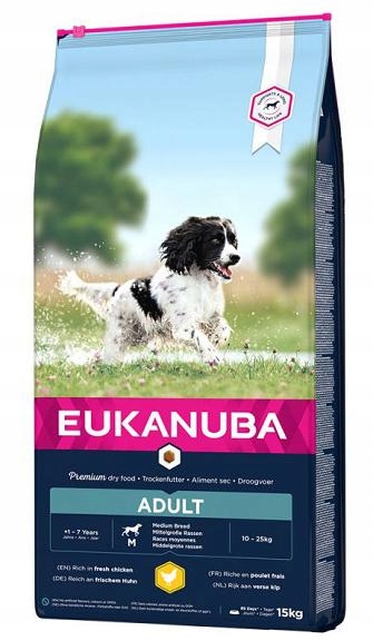*EUKANUBA 3KG ADULT MEDIUM CHICKEN