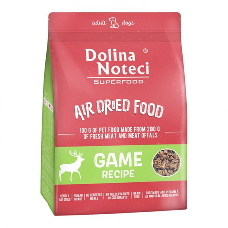 DOLINA NOTECI SUPERFOOD DANIE Z DZICZYZNY KARMA SUSZONA 1KG