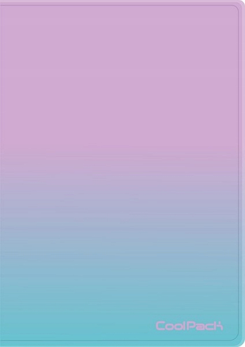 COOLPACK GRADIENT TECZKA CLEAR BOOK 20 KOSZULEK BLUE LAGOON 32081