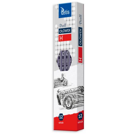 TETIS OŁÓWEK PIXELL H 12SZT KV060-H