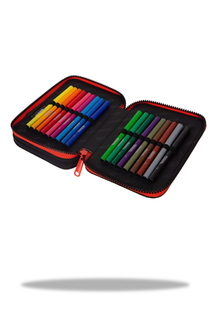 coolpack jumper 2 piórnik podwójny z wyposażeniem grey ball f066710
