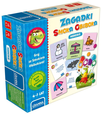 GRANNA ZAGADKI SMOKA OBIBOKA NIEBIESKIE GRA