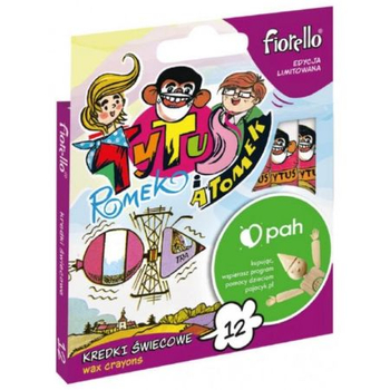 ***TYTUS ROMEK I ATOMEK KREDKI ŚWIECOWE 12 KOL 170-2726